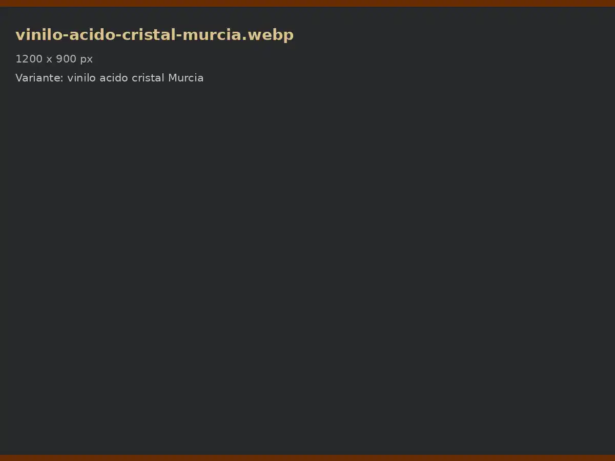 Vinilo ácido en cristal de escaparate en Murcia